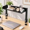 6 Pieces Carbon Steel Desktop Storage Rack Durable Tabletop Clamp Shelf No
