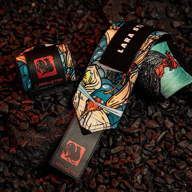 Chinese Zodiac Fitness Wristbands Weightlifting Wrist Strap Booster Belt Pressurized Sports Protection Bench Press Wrist Guard