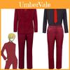 Costume Cosplay One Piece Sanji Abito Rosso Per Uomo