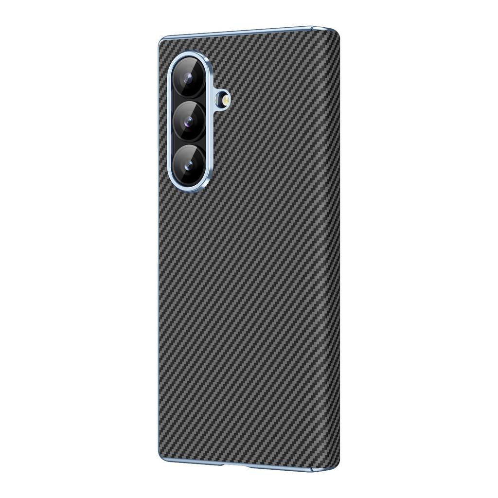 Carbon Fiber Electroplated Hinge Protection Phone