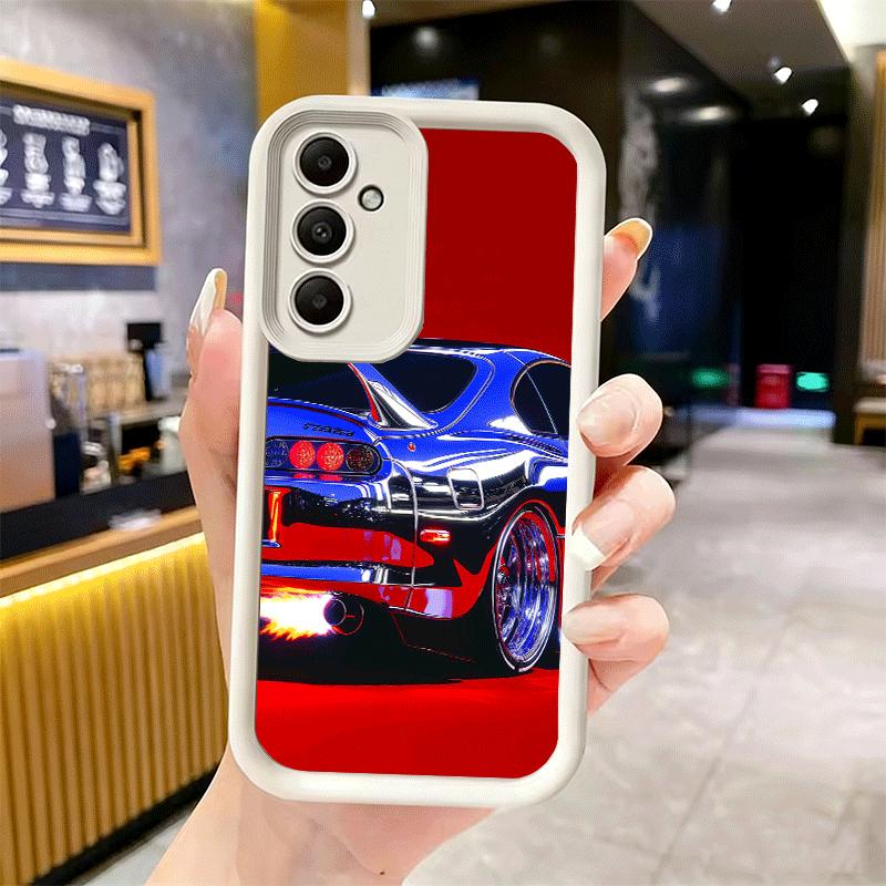 Phone Case for Samsung Galaxy S26 S25 Ultra S24 FE Electroplated Style Sports Car Shell S23 Plus S22 + S21 S20 5G Soft Silicone