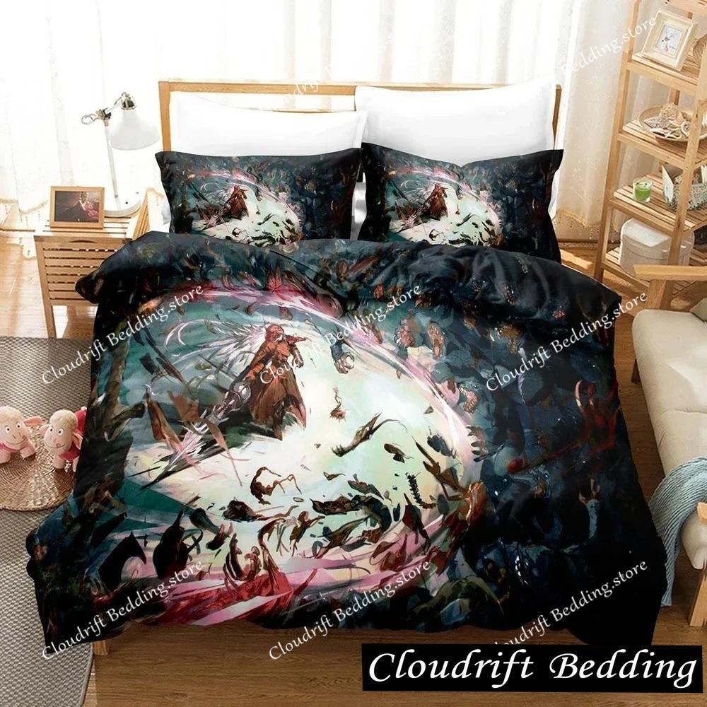 Set Biancheria da Letto 3D Fashion THE OVERLORD Set Copripiumino Con Federe Singolo Matrimoniale Queen King Biancheria da Letto personalizzabile