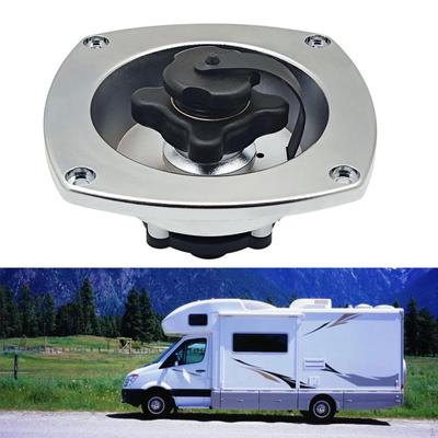 RV Water Inlet Connection with Check Good Sealing Easily Install Spare Parts Replacement Van Trailer