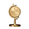 Pure Brass Rotating Ornament: Small Goal for Prosperity - Office Desktop Decor