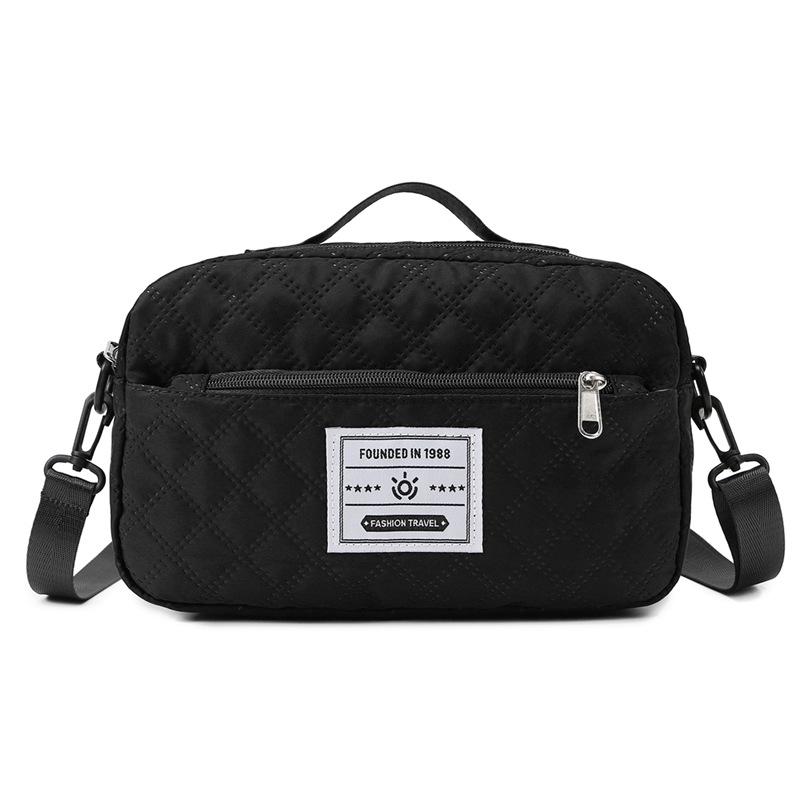 Korean Style Large Capacity Quilted Gym Bag - Yoga, Travel, Crossbody & Mother-Child Handbag