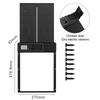 Timed Chicken Coop Automatic Induction Door Stainless Steel with Display Screen Anti-pinch Solar Chicken Coop Electric Door