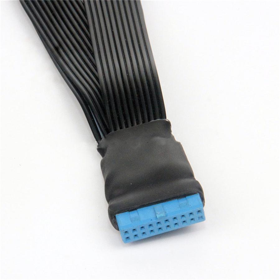 Motherboard Mainboard 19-pin to USB 3.0 20-pin 1 to 2 Power Extension Cable Cord