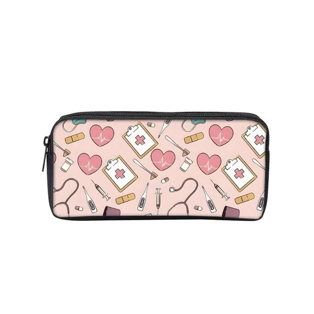 Medical Care Print Single Layered Pencil Case for Boys/Girls Best Gift Cartoon School Supplies Children