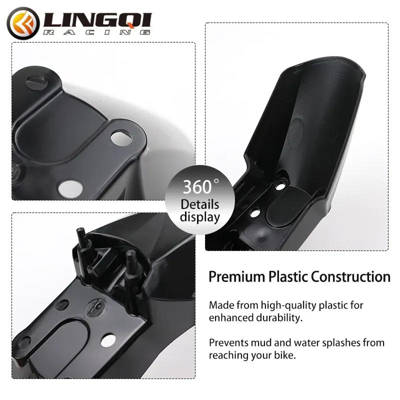 LINGQI RACING Plastic Parts Front Fender Splash Protection Cover Mudguard For 2 Stroke 49cc Engine Mini Dirt Pocket Kids Bike