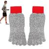 Five Finger Athletic Socks Anti-Cut Lightweight Socks Breathable Socks For Hiking Running Rock Climbing Beach Outdoor Work
