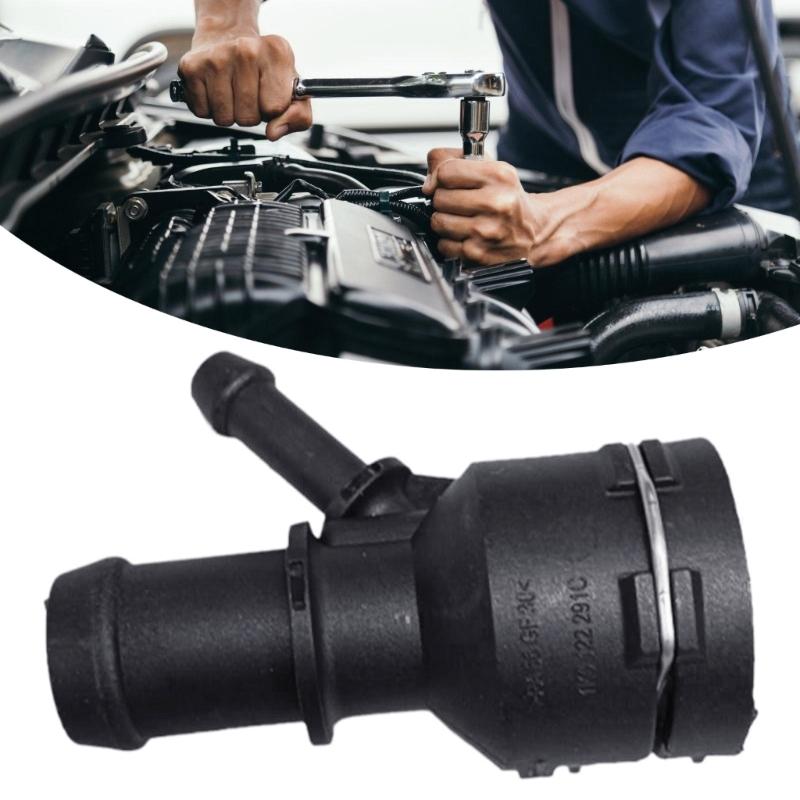 Hochleistungs-Kühlwasserschlauchverbinder Entwickelt mit Hitzebeständigem ABS Kühlwasserflansch Ersetzt 1K0122291C für Golf Sagitar