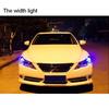 2 PCS T10 1.5W 60LM 1 LED Blue COB LED Brake Light for Vehicles, DC12V