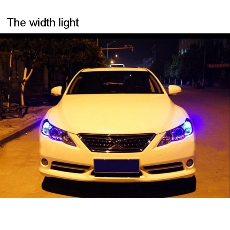 2 PCS T10 1.5W 60LM 1 LED Blue COB LED Brake Light for Vehicles, DC12V