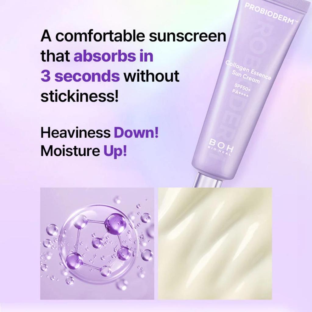 [BIO HEAL BOH] Probioderm Collagen Essence Sun Cream 50ml+50ml (SPF50+, PA++++) / Sun screen