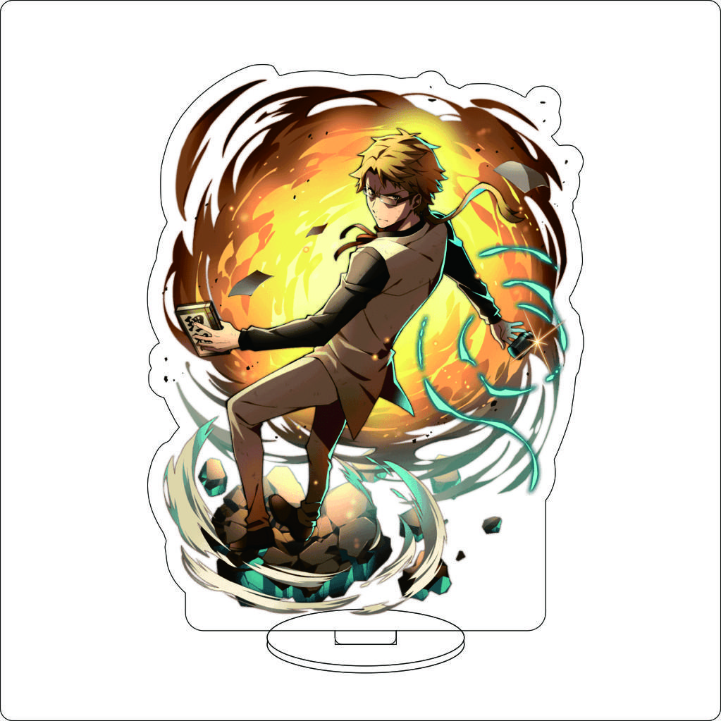 16CM Anime Bungo Stray Dogs Cosplay Ornaments  Edogawa Rampo/Fukuzawa Yukichi/Akiko Yosano  Figure Stand Halloween Gifts