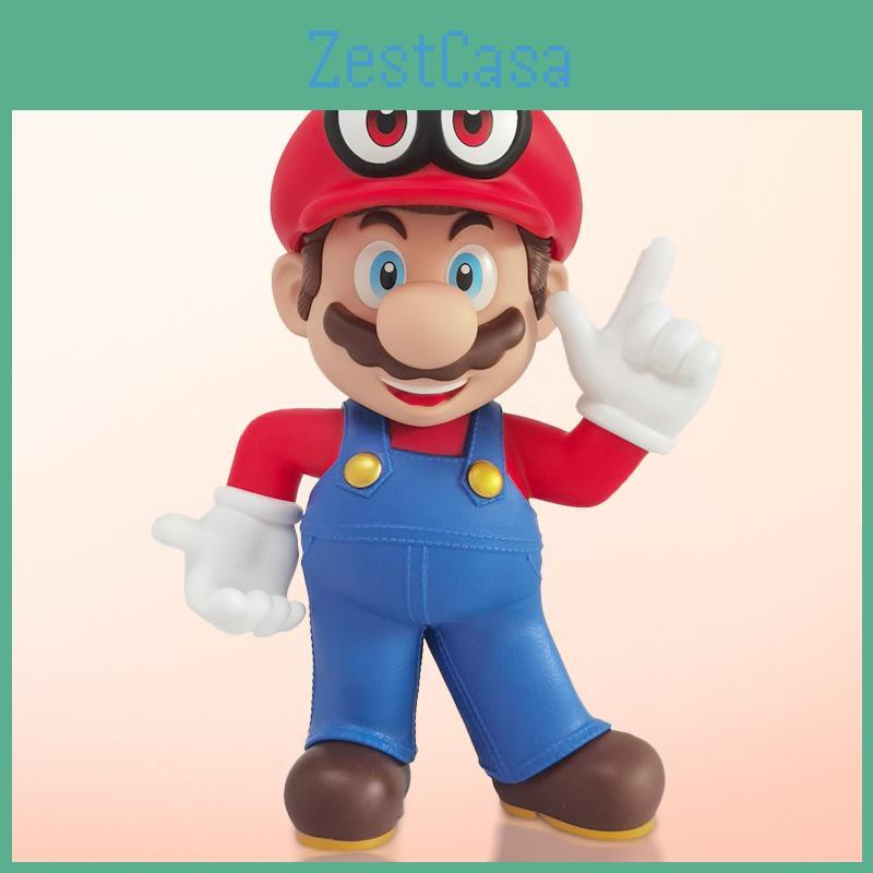 Large Mario Super Mario Toy Figure Pvc Home Decor Collectible Display 27x38cm