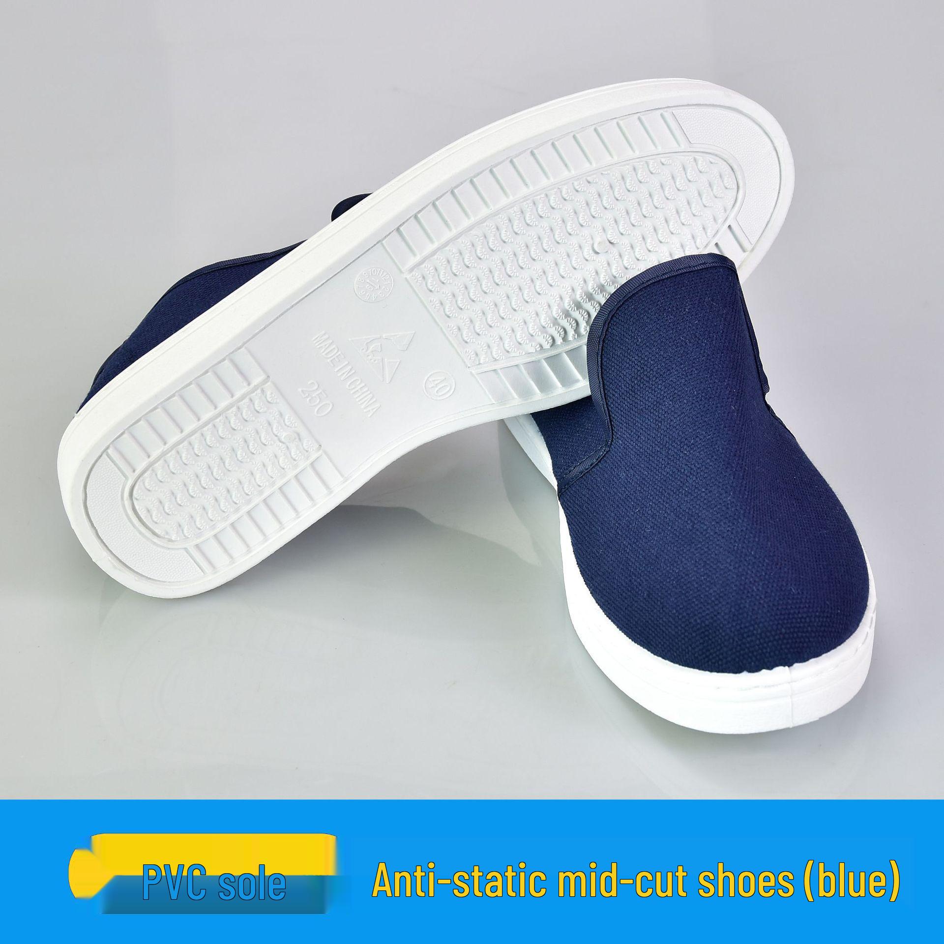 

Антистатическая нескользящая ПВХ подошва, полувысокие туфли для чистых помещений для пищевой промышленности