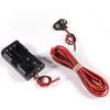 Electric DC TT Motors Kit Plastic Gears AA Battery Holder Case with Mini RC Motor 1.5-3V 15000RPM Electronic Wire Shaft Propeller 9V Battery Clip and