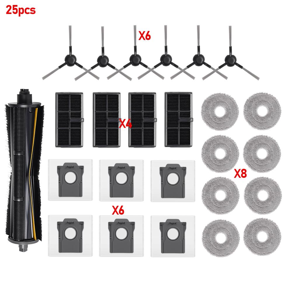 Per Dreame MOVA E40 Ultra Per MOVA E30 Ultra/Trouver E30 Ultra/L10s Pro Ultra Heat /X30 Ultra Filtro Spazzola Tricut Panno Mocio Sacchetto