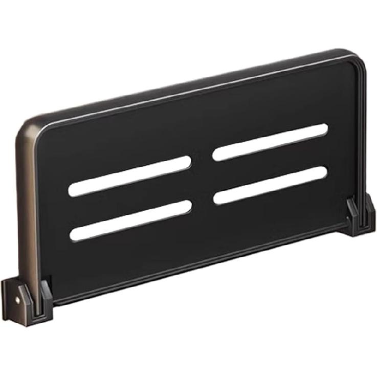 Aluminum RV Foldable Shelf | Space Saving Wall Mounted Floating Shelf, Fold Down Rack for Bathroom, Shower Gel, Shampoo