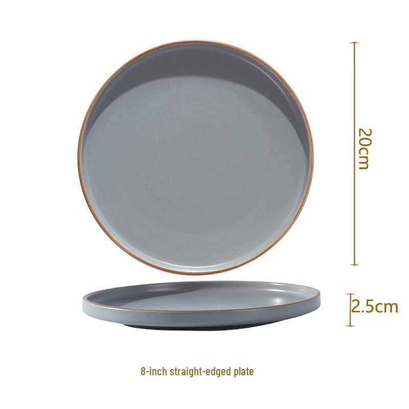 ZISIZ Ceramic Round Plate