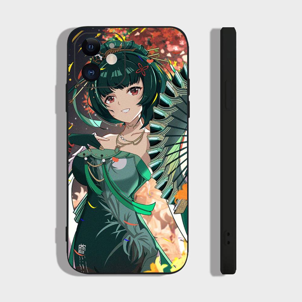 Hanying Zitheriwo Animated Mobile Game P-PGR Phone Case For IPhone 17 Air 16 15 14 13 Pro Max 11 12 Black Silicone Cover