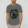 Brazil 2026 Soccer T Shirt for Unisex Cotton Humor TShirt O Neck Tee Shirt Short Sleeve Tops Printed