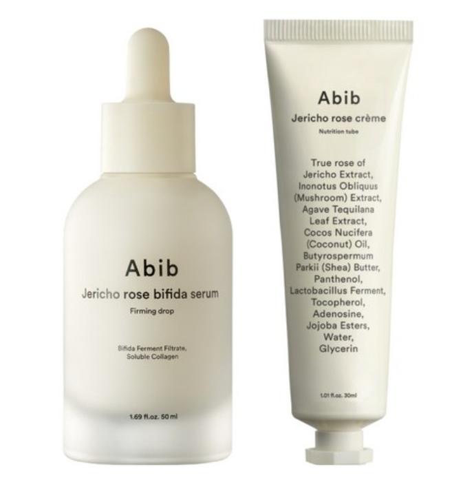 Abib Jericho Rose Bifida Serum 50ml + Cream 30ml Set – Firming & Nourishing Skincare