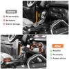 Linskip Dashboard Control Knob Trim Set for Ford Bronco 2025-2021, Aluminum Switch Knob Covers for Bronco Interior Accessories(Orange)