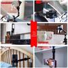 Adjustable Car Rearview Mirror Phone Holder - Shockproof, Rotating, Universal Navigation Bracket