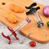 1PC Turkey Needle Kitchen Seasoning Syringe Turkey Needle Marinade Syringe Barbecue Syringe