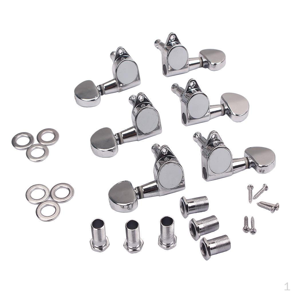 

6 шт. 3R 3L гитарные струны, колки, колки, колки для акустических электрических деталей