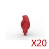 MOC Medieval Building Blocks Compatible Flame Feather Camping Wooden Pile Bonfire Tent Accessories Model Mini Bricks Toys Gifts