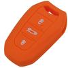 Jingyuqin 3Buttons Silicone Key Case Cover For Peugeot 508 301 2008 3008 4008 407 408 Citroen C5 C6 C4L CACTUS C3XR DS Smart Key