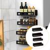 4x Refrigerator Spice Rack Fridge Side Storage Shelf Multifnctional Washing Machine Organizer for