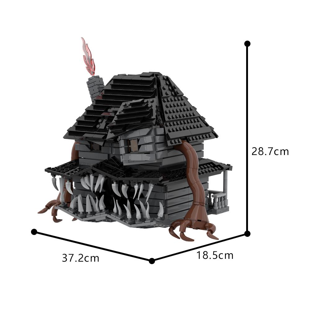Non-Toxic Moc Monster House-Without Light Building Blocks