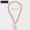 Thick Chain Necklace Exaggerated Jewelry Fashion Personality Niche Sun Pendant Collarbone Chain