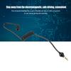 Mobile Phone Black Monaural Wired Earpiece Air Tube Anti Radiation In Ear Stereo Earphone