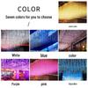 Outdoor LED Waterfall Icicle Lights - Starry Sky, Colorful & Waterproof for Christmas Decoration