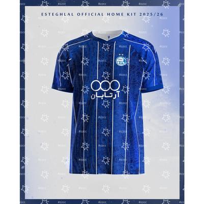 25-26 Esteghlal Tehran Football Jersey Training Kit Fan Gift Summer Sports Men's T-Shirt Kit's Clothing Woman Surfing T-shirt