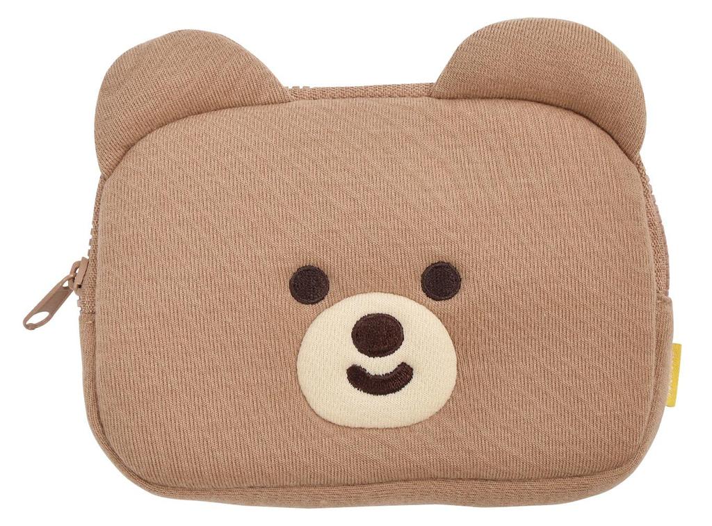 PG Design Tissue Brown Koromaru-san Pouch, Maroon, Women's, PG-41401,