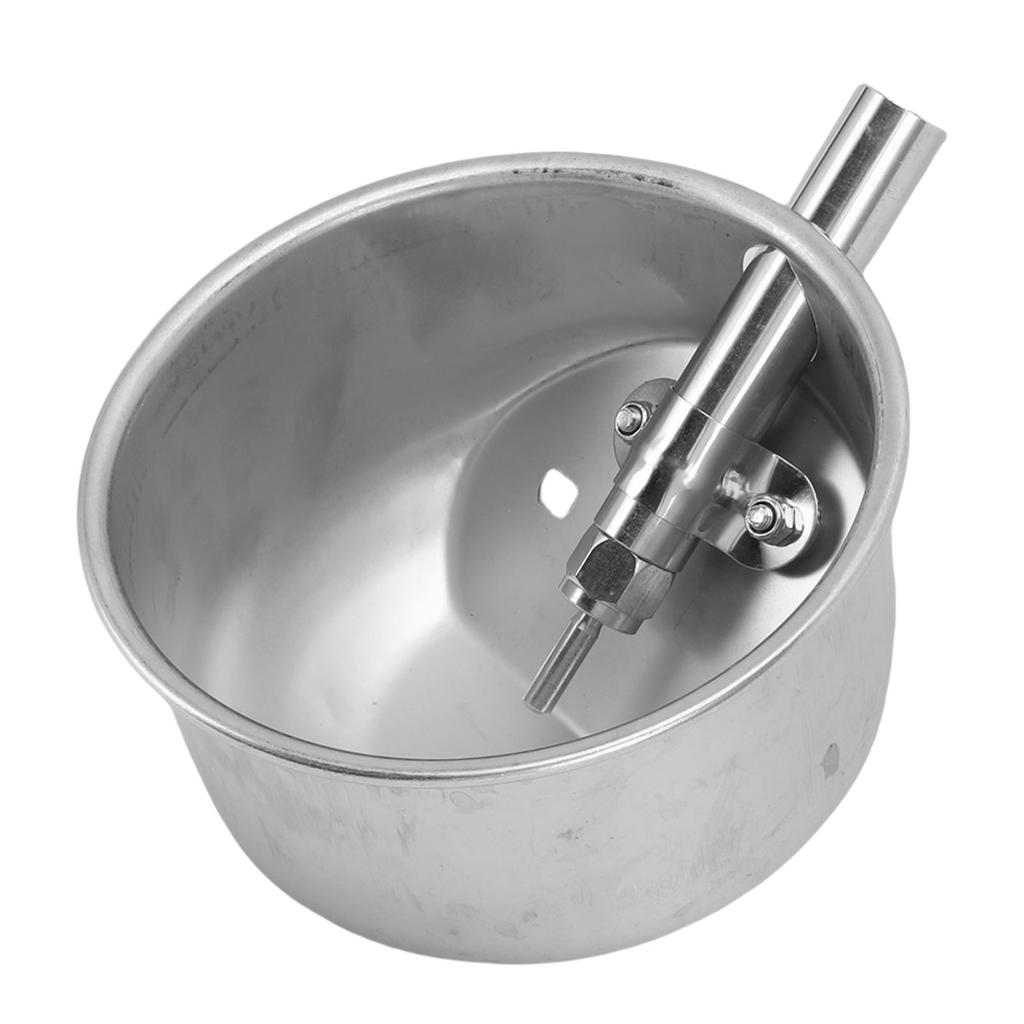 Automatic Pig Waterer Round Thickened Stable Stainless Steel Auto Piglet Drinking Water Bowl for Pig Farm