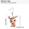 Cute Rabbit and Carrot Design Earrings