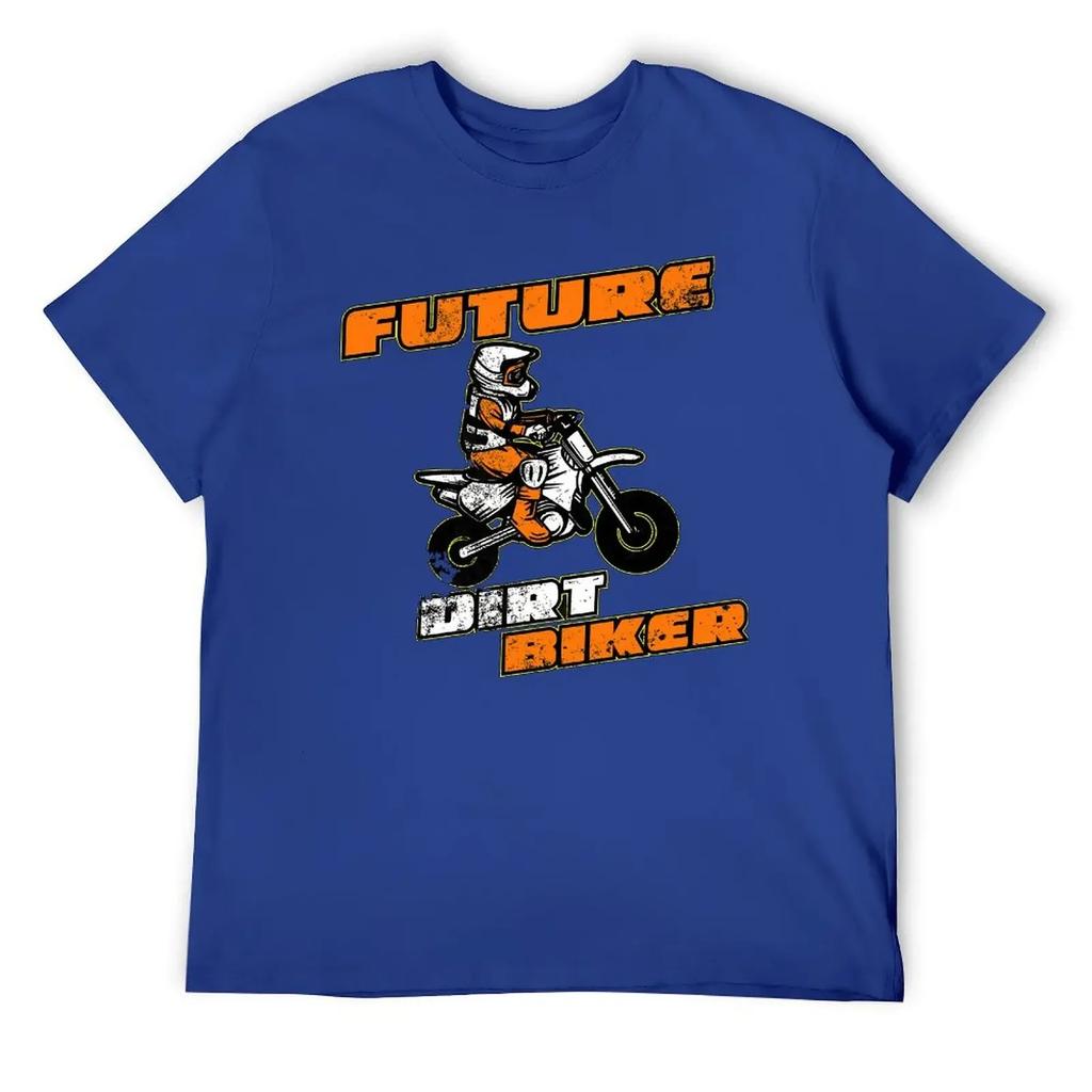 Sport T-shirts Hot Sale Nerd Leisure USA Size Future Dirt Biker Funny Motocross Gift for Kids Y Round Neck T-shirt clothing