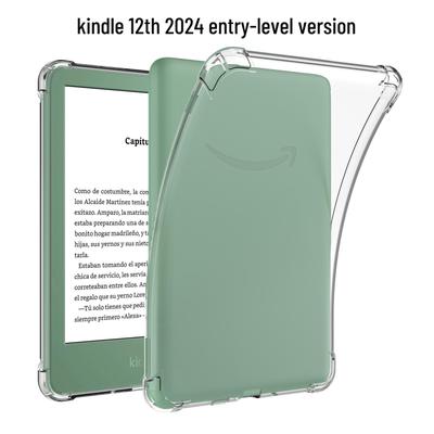 Przezroczyste etui odporne na upadki dla czytnika Kindle Basic 12. generacji (2024)