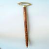 Brass Wooden Cane Handmade Rounder Handle Walking Stick Designer for Gift