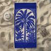 Palm Tree Silhouette Beach Towel, Soft Quick-Drying, Perfect For Portable Outdoor Travel, Swimming, Camping And Summer Beach