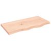 Vidaxl Blat Do Łazienki, 80X40X(2-4) Cm, Surowe, Lite Drewno