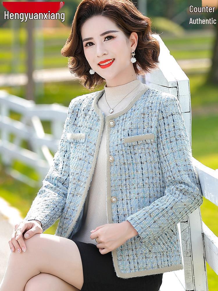 Hengyuanxiang Herbst 2025 Stilvolle Jacke für Frauen mittleren und höheren Alters