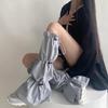 Gothic Knee Pad Socks Leg Sleeve Ankle Knee Warmers Boot Cuffs Knee Leg Socks
